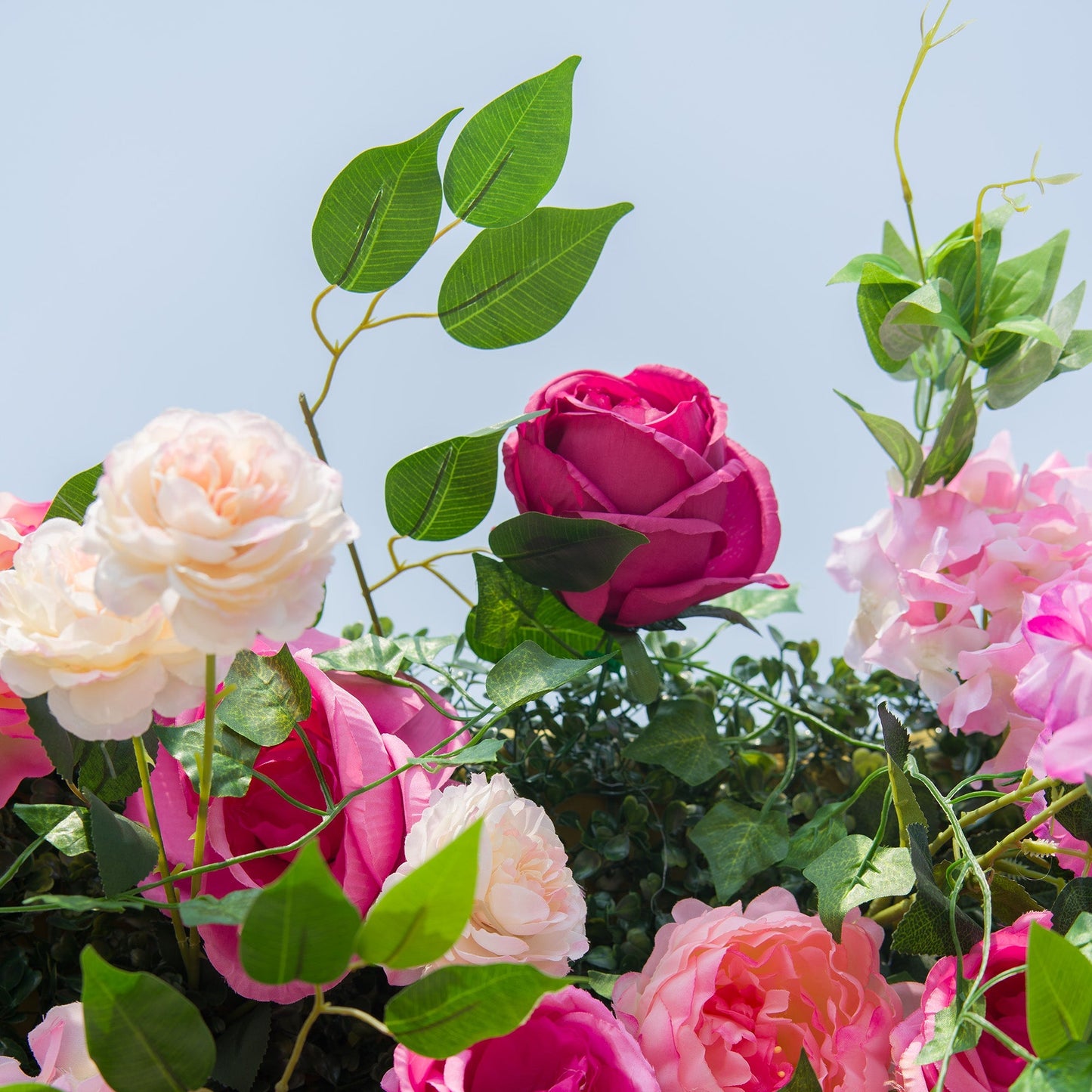 🔥[Hot sale]🔥 Radiant and Enchanting Multishade Pink Artificial Flower Backdrop by