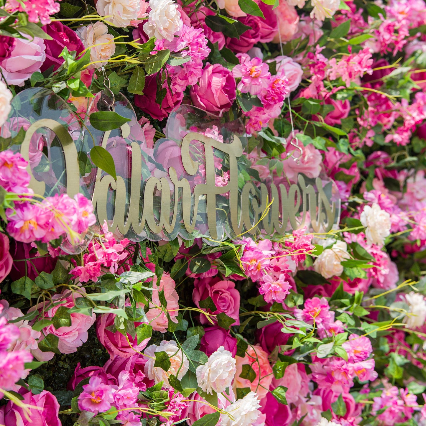 🔥[Hot sale]🔥 Radiant and Enchanting Multishade Pink Artificial Flower Backdrop by