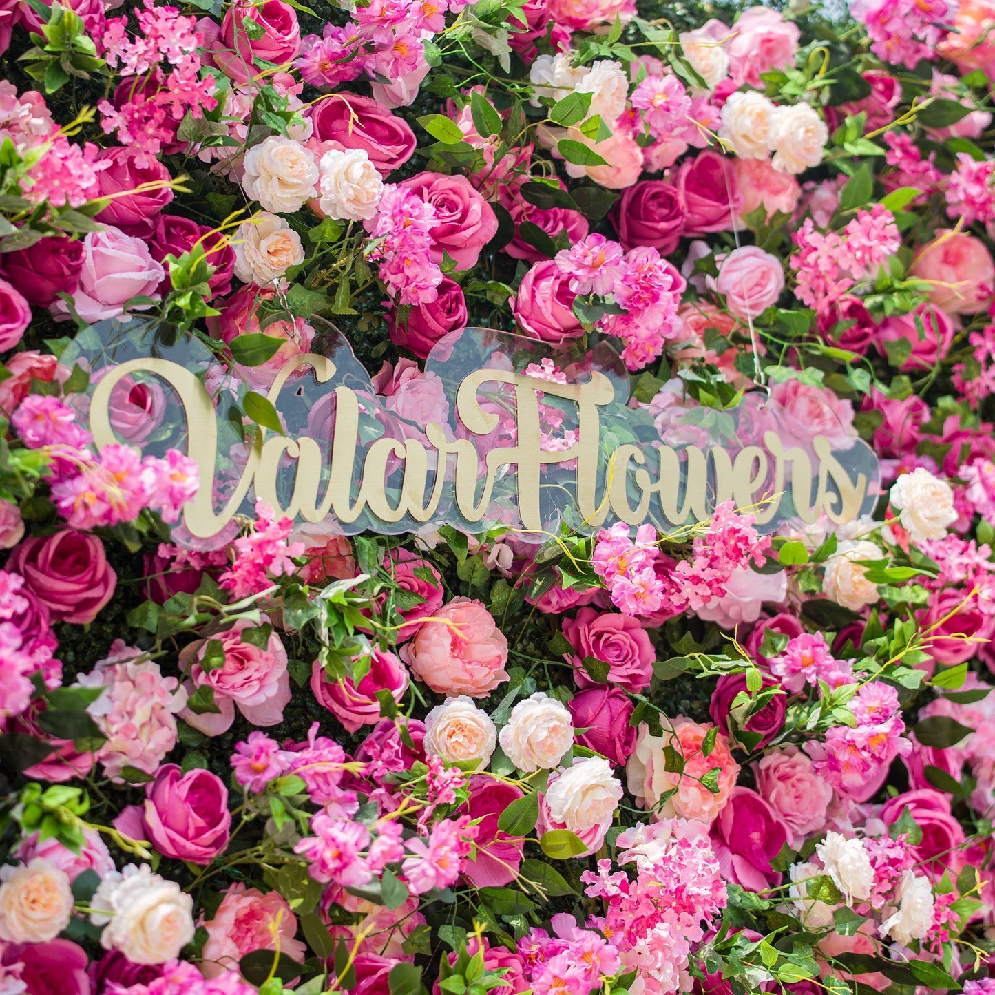 🔥[Hot sale]🔥 Radiant and Enchanting Multishade Pink Artificial Flower Backdrop by