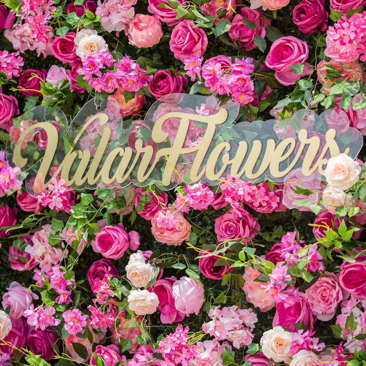 🔥[Hot sale]🔥 Radiant and Enchanting Multishade Pink Artificial Flower Backdrop by