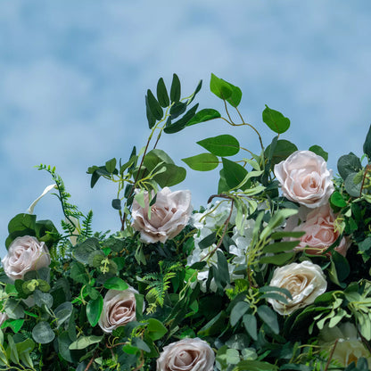 🔥[Hot sale]🔥 3D Flowers Green Lush and Deluxe Floral Wall Weddings Backdrop and Photography