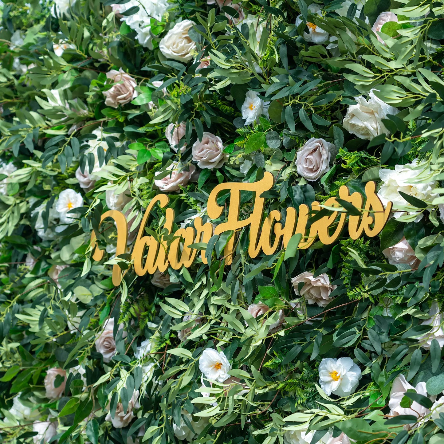 🔥[Hot sale]🔥 3D Flowers Green Lush and Deluxe Floral Wall Weddings Backdrop and Photography