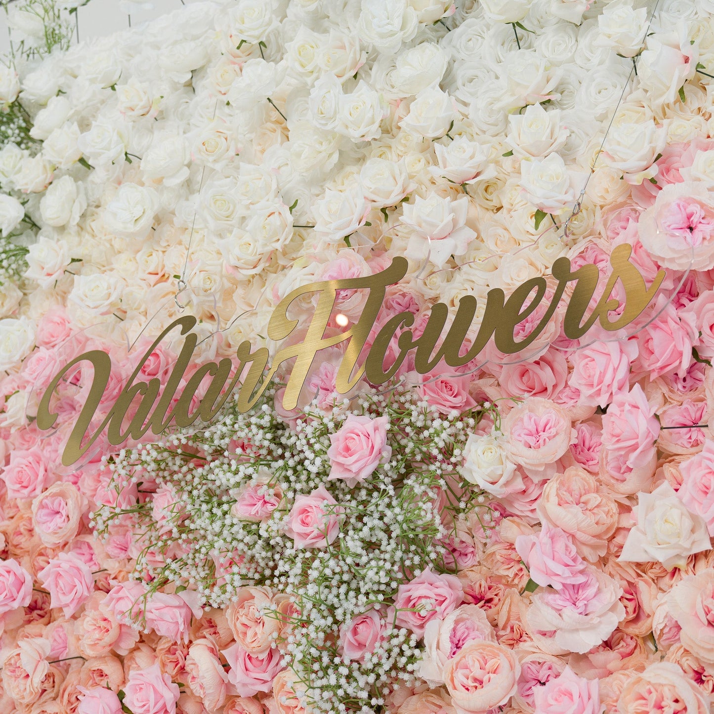 🔥[Hot sale]🔥 Roll Up Fabric Artificial Flower Wall Wedding Backdrop, Floral Party Decor, Event Photography